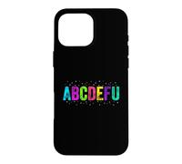 Vintage Alphabet Grunge Graphic Art Case for iPhone 16 Pro Max
