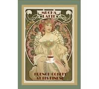 Vintage Alphonse Mucha Latte French Coffee Kitchen Poster Wall Art Print A4 & A3 (A3)