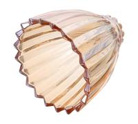 Vintage Amber Glass Pendant Shade 10mm Aperture Clear Glass | Excellent light diffusion, easy to clean surface, replacement shade for pendant fittings, amber finish