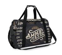 Vintage Amber Taste Travel Duffel Bag for Girls Boys Women Men Vintage Weekend Overnight Bag Shoulder Tote Luggage Handbag for Travel Sports Gym