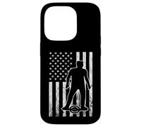 Vintage America Electric Skateboard Owner One Wheel Flag Case for iPhone 14 Pro