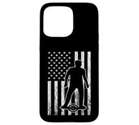 Vintage America Electric Skateboard Owner One Wheel Flag Case for iPhone 15 Pro Max