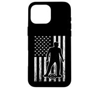 Vintage America Electric Skateboard Owner One Wheel Flag Case for iPhone 16 Pro Max