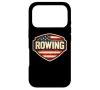 Vintage American Flag Rowing Crew Athlete Rower Patriot USA Case for iPhone 17 Pro