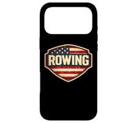 Vintage American Flag Rowing Crew Athlete Rower Patriot USA Case for iPhone 17 Pro Max