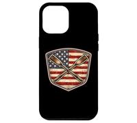 Vintage American Flag Rowing Crew Athlete Rower USA Patriot Case for iPhone 12 Pro Max