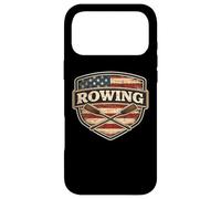 Vintage American Flag Rowing Crew Athlete Rower USA Patriot Case for iPhone 17 Pro Max