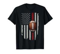 Vintage American Football USA Flag Patriotic T-Shirt