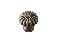 Vintage American Pure Copper Single Hole Round Furniture Cabinet Door Handle Brass Square Antique Copper Wardrobe Drawer Handle Do Old Bronzing 5074