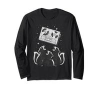 Vintage Analog Tape Recorder Singing Skunks Long Sleeve T-Shirt