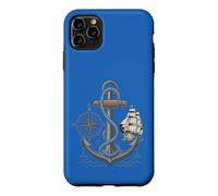 Vintage Anchor Compass Ship Sailing Nautical Ocean Explorer Case for iPhone 11 Pro Max