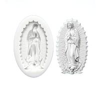Vintage Angel Embossed Silicone Molds for Cake Decorating Fondant Chocolate Baking Tool and Embossed Angel Cake Toppers Molds