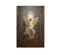 Vintage Angel Poster Flying Angels Decorative Painting Canvas Wall Artworks Picture 12x18inch(30x45cm)