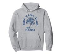 Vintage Anna Maria Island Florida Palm Tree FL Retro Pullover Hoodie