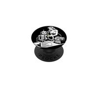 Vintage Anti AI Job Loss Artificial Intelligence Graphic PopSockets Adhesive PopGrip