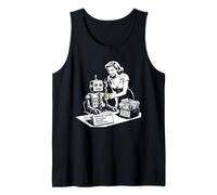 Vintage Anti AI Job Loss Artificial Intelligence Graphic Tank Top