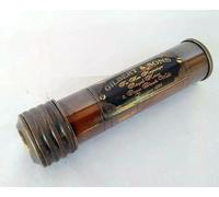 Vintage Antique Brass Kaleidoscope Gilbert & Sons Handmade Nautical Kids Gift