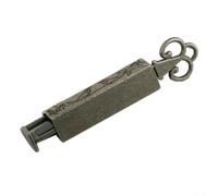 Vintage Antique Lock Brass Padlock, 2pcs Key and Lock Set for Tiny Diary