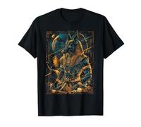 Vintage Anubis Ancient Egyptian God Mythology Art T-Shirt