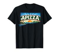Vintage APizza New Haven Pizza Capital in Connecticut Retro T-Shirt