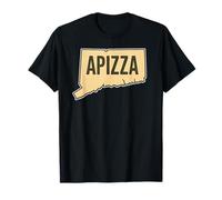 Vintage APizza New Haven Pizza Capital in Connecticut Retro T-Shirt