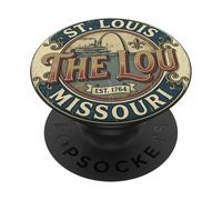 Vintage Arch in The Lou of St Louis Missouri PopSockets Adhesive PopGrip
