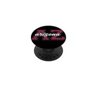 Vintage Arizona Game-Day Leopard Print Fan Art PopSockets Adhesive PopGrip