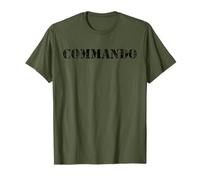 Vintage Army Commando Classic Retro USA Military Distressed T-Shirt