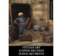 Vintage Art: Ludwig Deutsch 20 Fine Art Print: Ephemera for Framing, Collage, Decoupage and Mixed Media