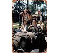 Vintage-Art Retro Buddy Ebsen, The Beverly Hillbillies (1962) Retro Funny Metal Tin Sign Wall Art Poster Wall Signs For Bars Cafes Pubs Men Caves Wall Plates Wall Decor Gift 8x12 Inches