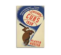 Vintage Art Sports Poster Minimalist Posters for Bedroom S 1938 Chicago Cubs Marvel Poster Decorative Painting Canvas Wall Posters for Bedroom Decor And Art Picture Print Modern Family 12x18inch(30x45