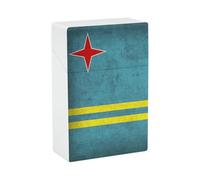 Vintage Aruba Flag Cute Cigarette Case Smoking Box Pocket Holder Carrying Coin Pouch for Men Women