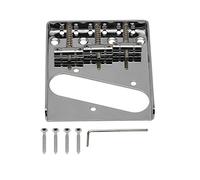 Vintage Ashtray Style Electric Guitar Bridge 3-Saddles For TL Guitar Parts Chrome Guitar Bridge Assembly