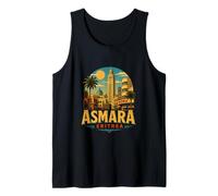 Vintage Asmara Eritrea Travel Souvenir Landmark Gift Tank Top