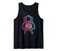 Vintage Astronaut discovering a Radiant Cosmic Lapidary Tank Top