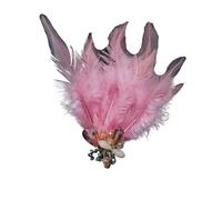 Vintage Atmospheric Crystal Feather Brooch Luxury Elegant Corsage Pin High-end Banquet Accessories Jewelry(Color-05)