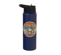 Vintage Atom Physics Lover Science Teacher Quantum Mechanics Stainless Steel Insulated Water Bottle