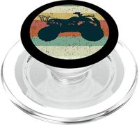 Vintage ATV Silhouette Retro Sunset Four Wheeler PopSockets PopGrip for MagSafe