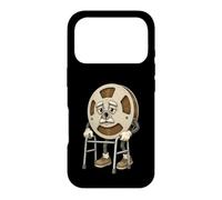 Vintage Audio Reel Elder Character 70s Tape Recording Case for iPhone 17 Pro