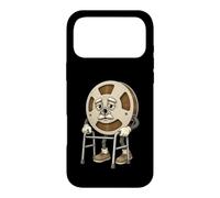 Vintage Audio Reel Elder Character 70s Tape Recording Case for iPhone 17 Pro Max