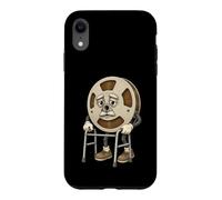 Vintage Audio Reel Elder Character 70s Tape Recording Case for iPhone XR
