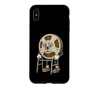Vintage Audio Reel Elder Character 70s Tape Recording Case for iPhone XS Max