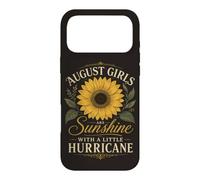 Vintage August Birthday Sunflower Sunshine Hurricane Case for iPhone 17 Pro Max