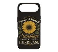 Vintage August Birthday Sunflower Sunshine Hurricane Case for iPhone Air