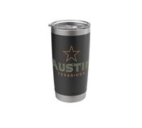 Vintage Austin Texas Stainless Steel Insulated Tumbler