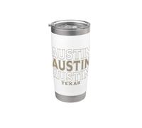 Vintage Austin Texas Stainless Steel Insulated Tumbler