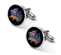 Vintage Australia Map Flag Australian Platy-Pus Men Cufflinks Shirt Cuff Links Business Tuxedo Studs Wedding
