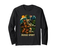 Vintage Australia Shirt Aussie Spirit Shirt Kangaroo Koala Long Sleeve T-Shirt