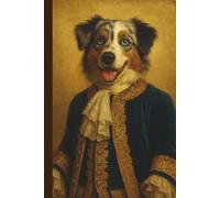 Vintage Australian Shepherd Notebook: Vintage Elegant Dog Notebook for Dog Lovers, Journaling, Office, School, Note-Taking, Wide-Ruled Notebook, 120 Pages, 6 × 9 Inches