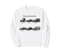Vintage Automobiles Antique Classic Car Illustration Design Sweatshirt